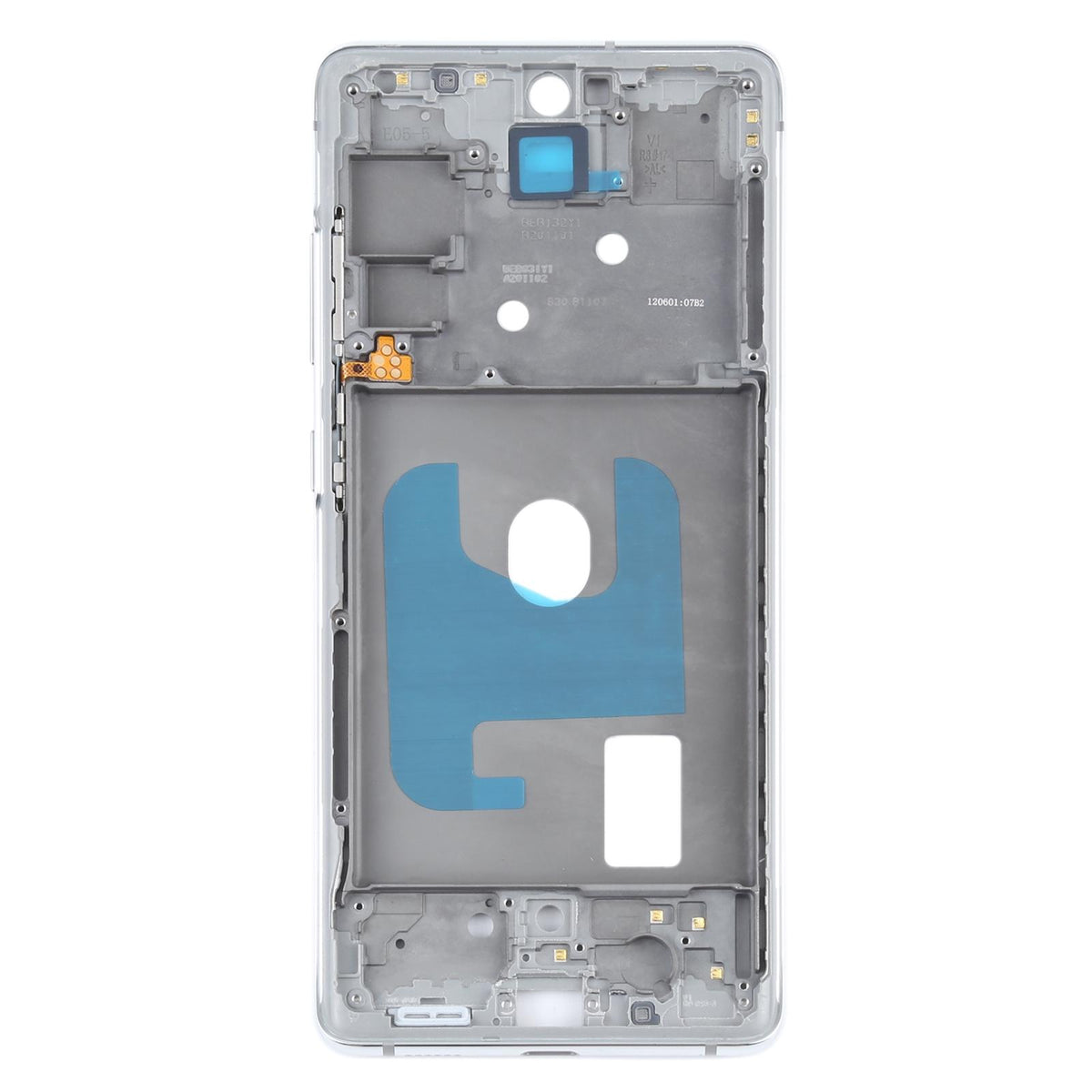Middenframe met kleine onderdelen voor Samsung Galaxy S20 FE 5G (zilver)