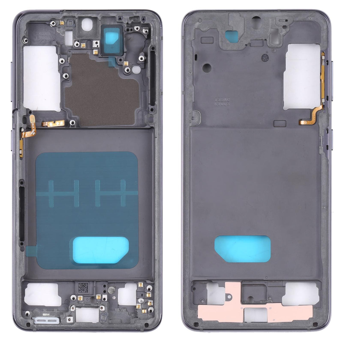 Middenframe voor Samsung Galaxy S21 5G (zwart)