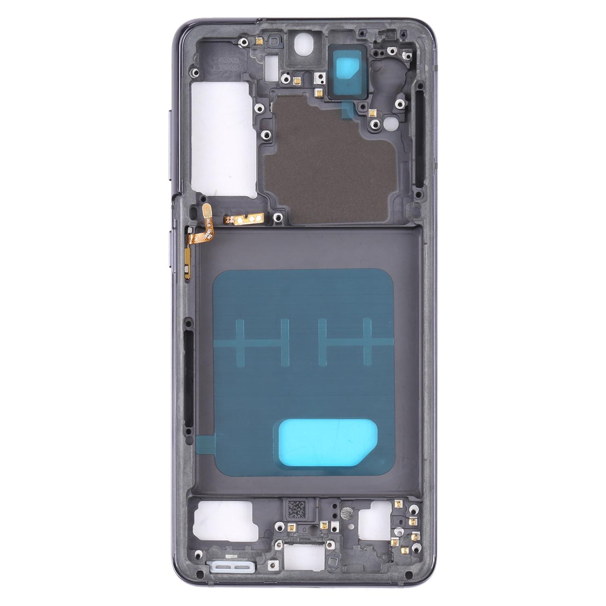 Middenframe voor Samsung Galaxy S21 5G (zwart)