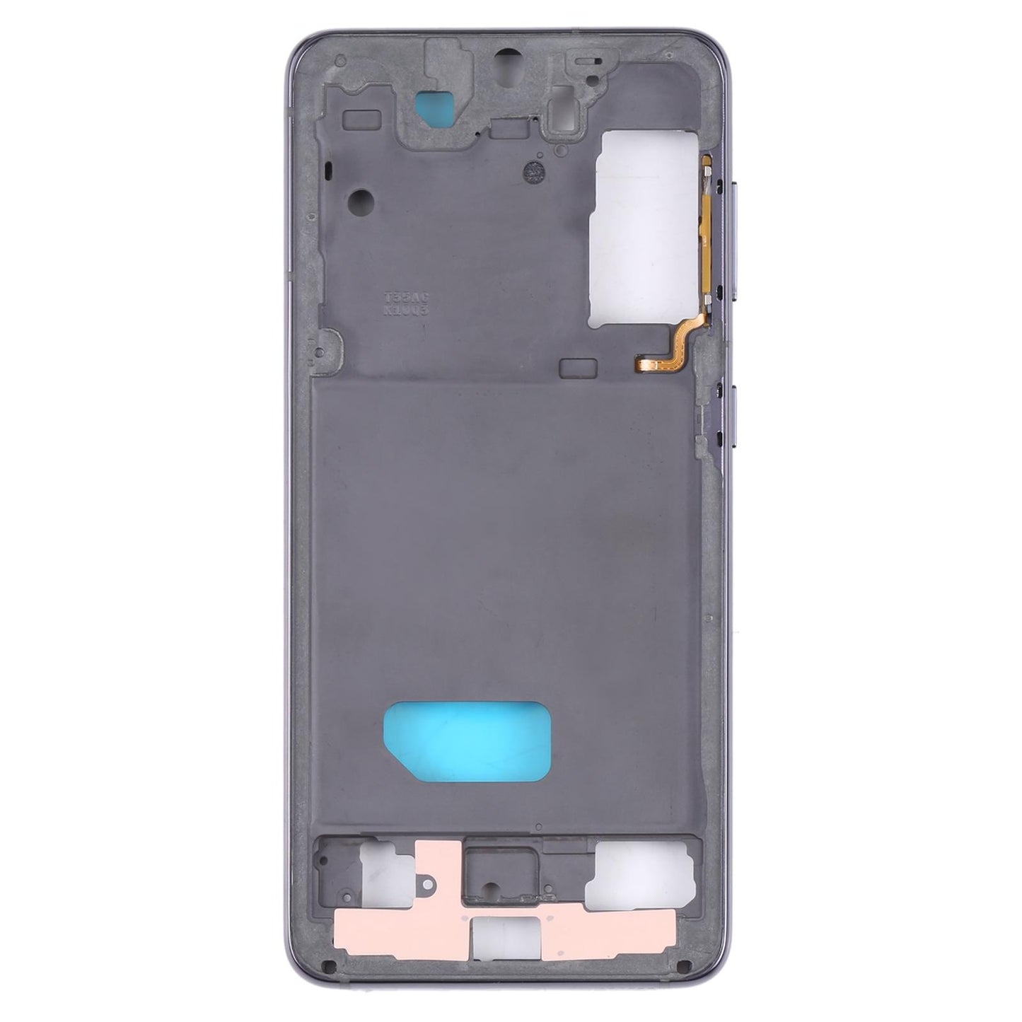 Middenframe voor Samsung Galaxy S21 5G (zwart)