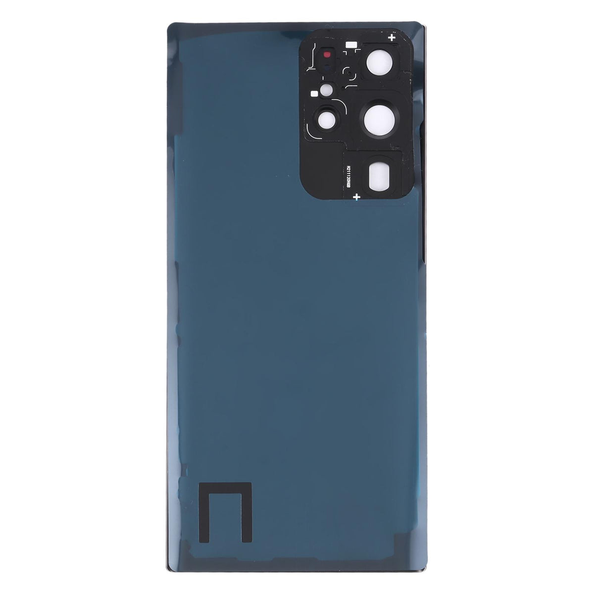 Achterklep met cameralensframe voor Samsung Galaxy S22 Ultra 5G SM-S908B (blauw)