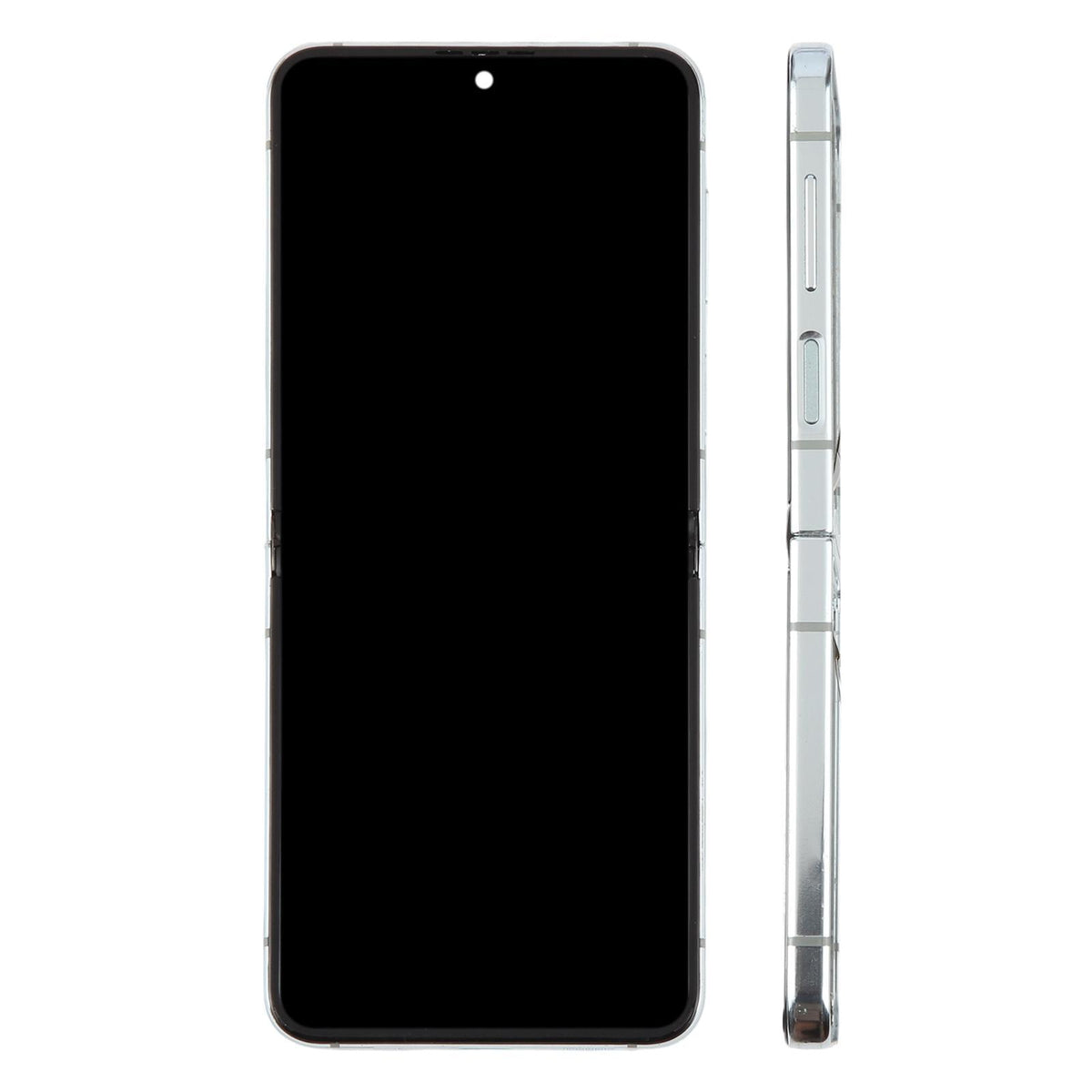 Display unit AMOLED (hoofdscherm) voor Samsung Galaxy Z Flip5 (SM-F731) met frame (groen)