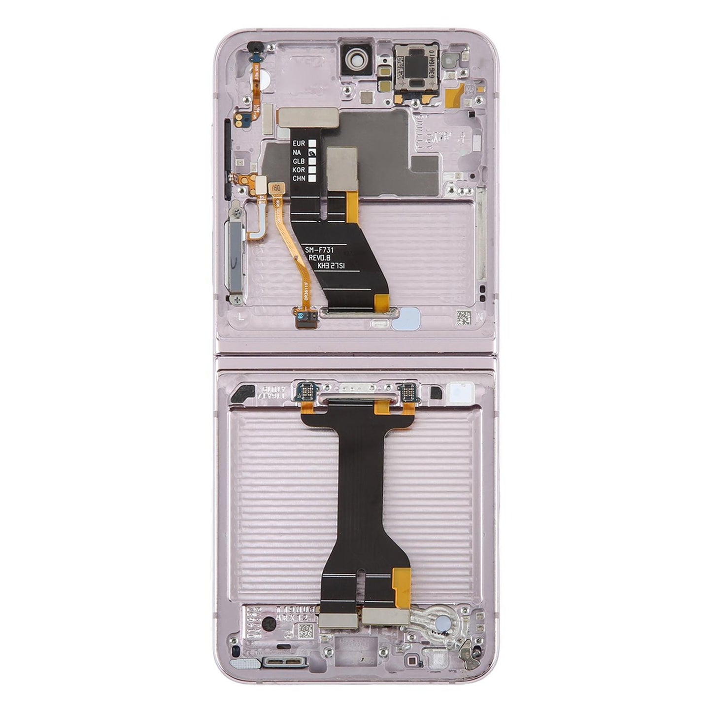 Display unit AMOLED voor Samsung Galaxy Z Flip5 SM-F731 (paars)