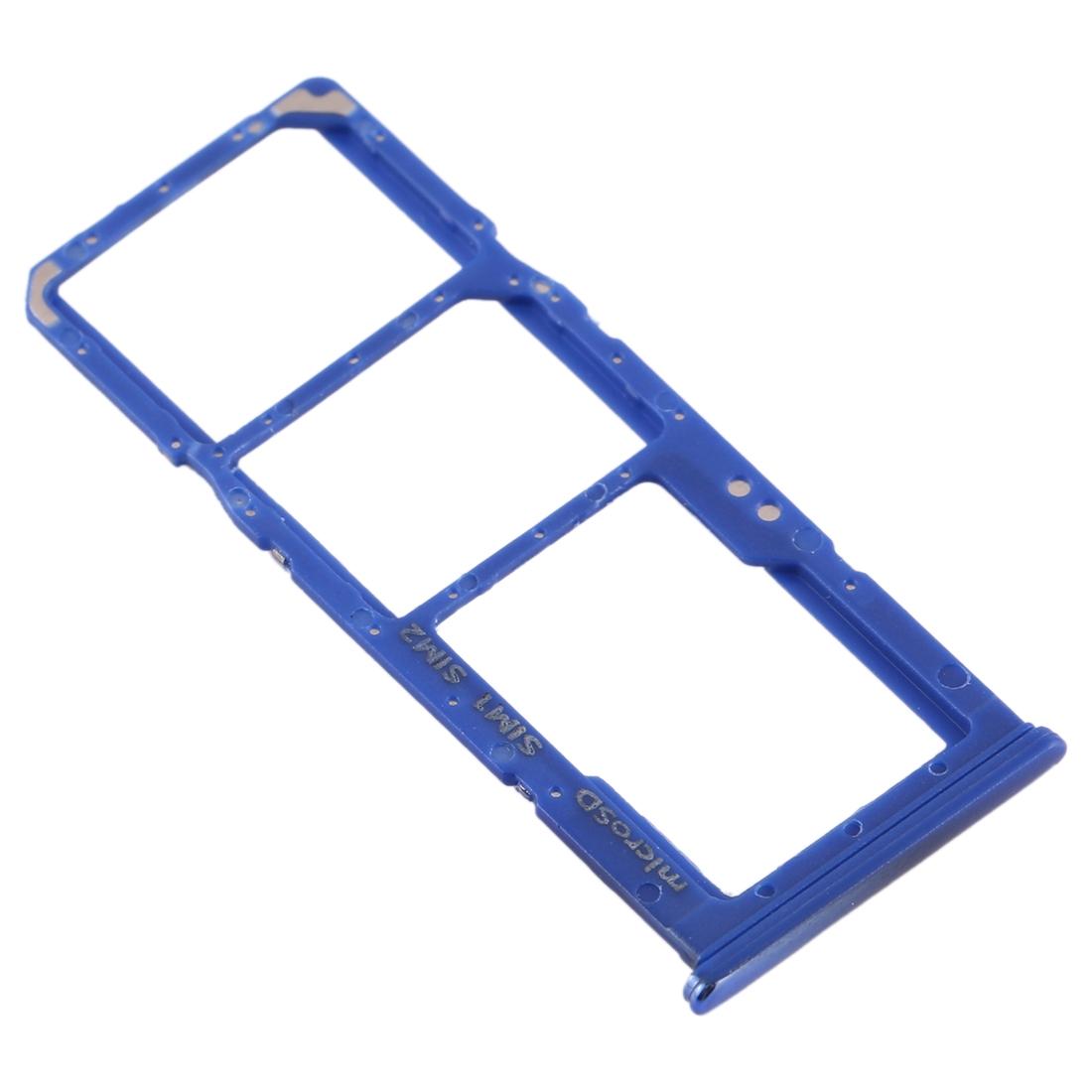 Simkaarthouder en microSD-houder voor Samsung Galaxy A70 (blauw)