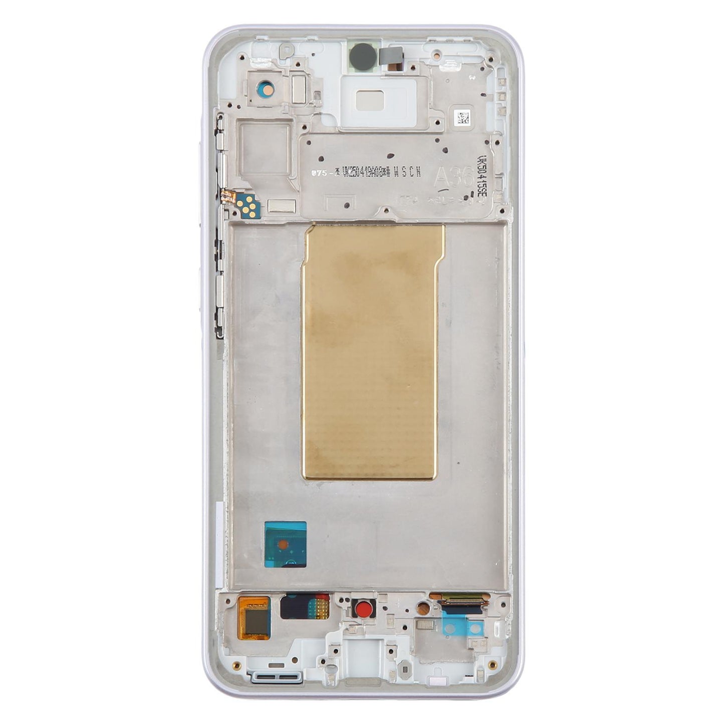 Display unit OLED voor Samsung Galaxy A36 (SM-A366B) met frame (paars)