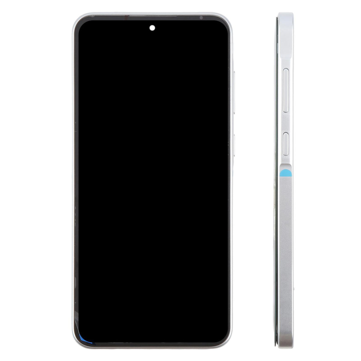 Display unit OLED voor Samsung Galaxy A36 (SM-A366B) met frame (wit)