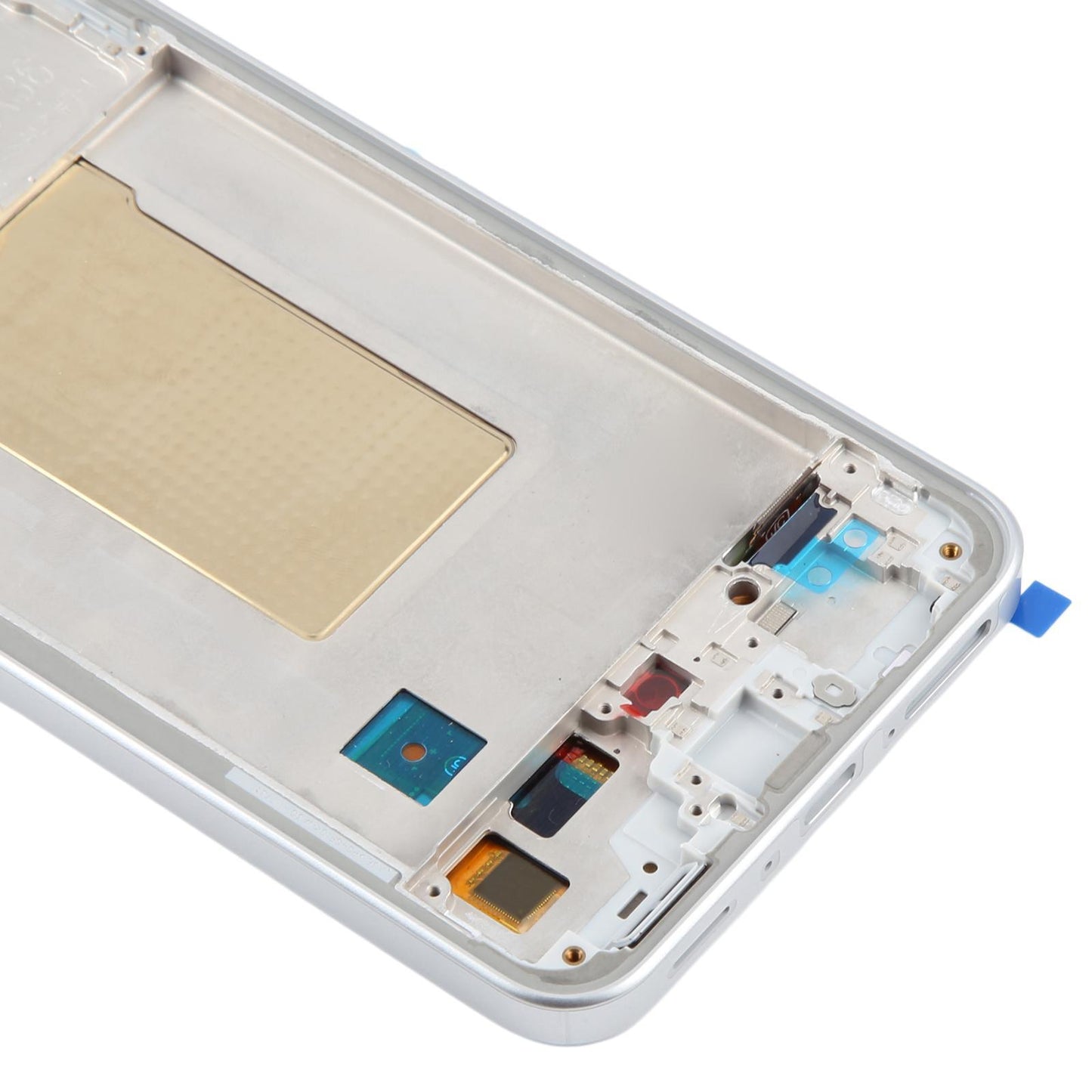 Display unit OLED voor Samsung Galaxy A36 (SM-A366B) met frame (wit)