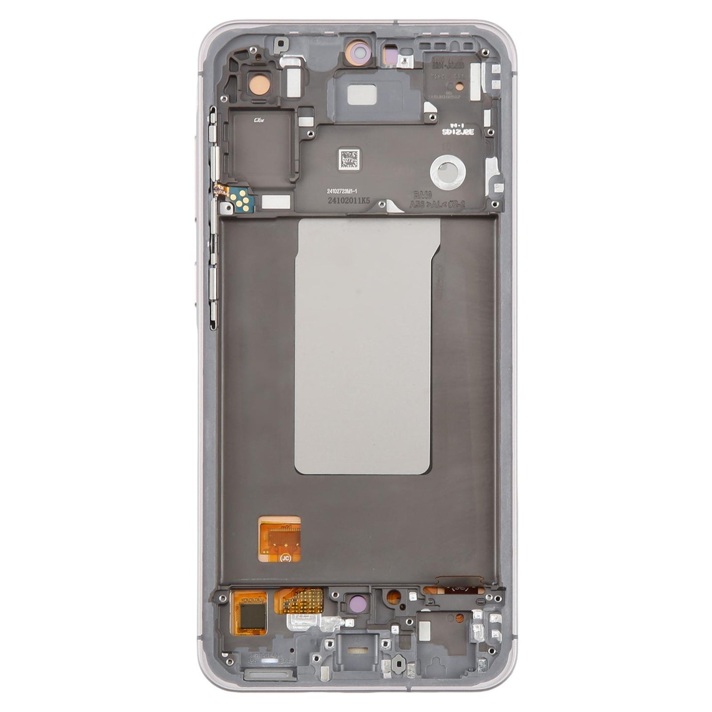 Display unit OLED met frame voor Samsung Galaxy A56 SM-A566B (Roze)