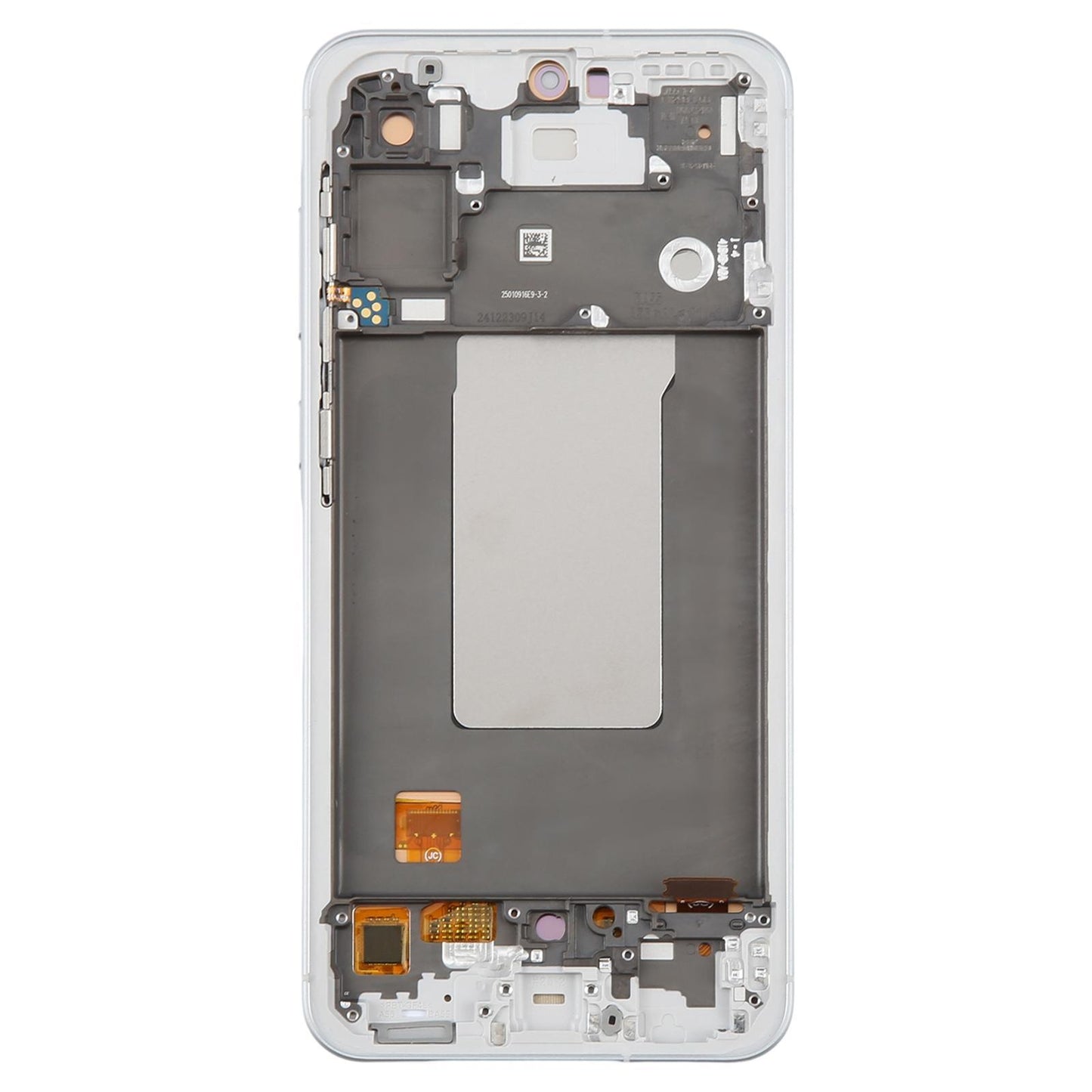 Display unit OLED met frame voor Samsung Galaxy A56 SM-A566B (Wit)