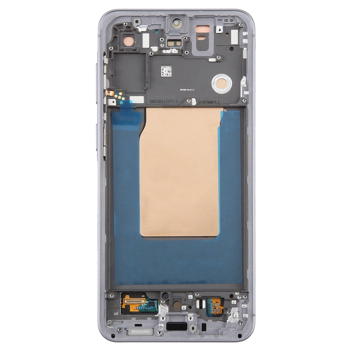 Display unit AMOLED voor Samsung Galaxy A57 SM-A576B (met frame, Grijs)