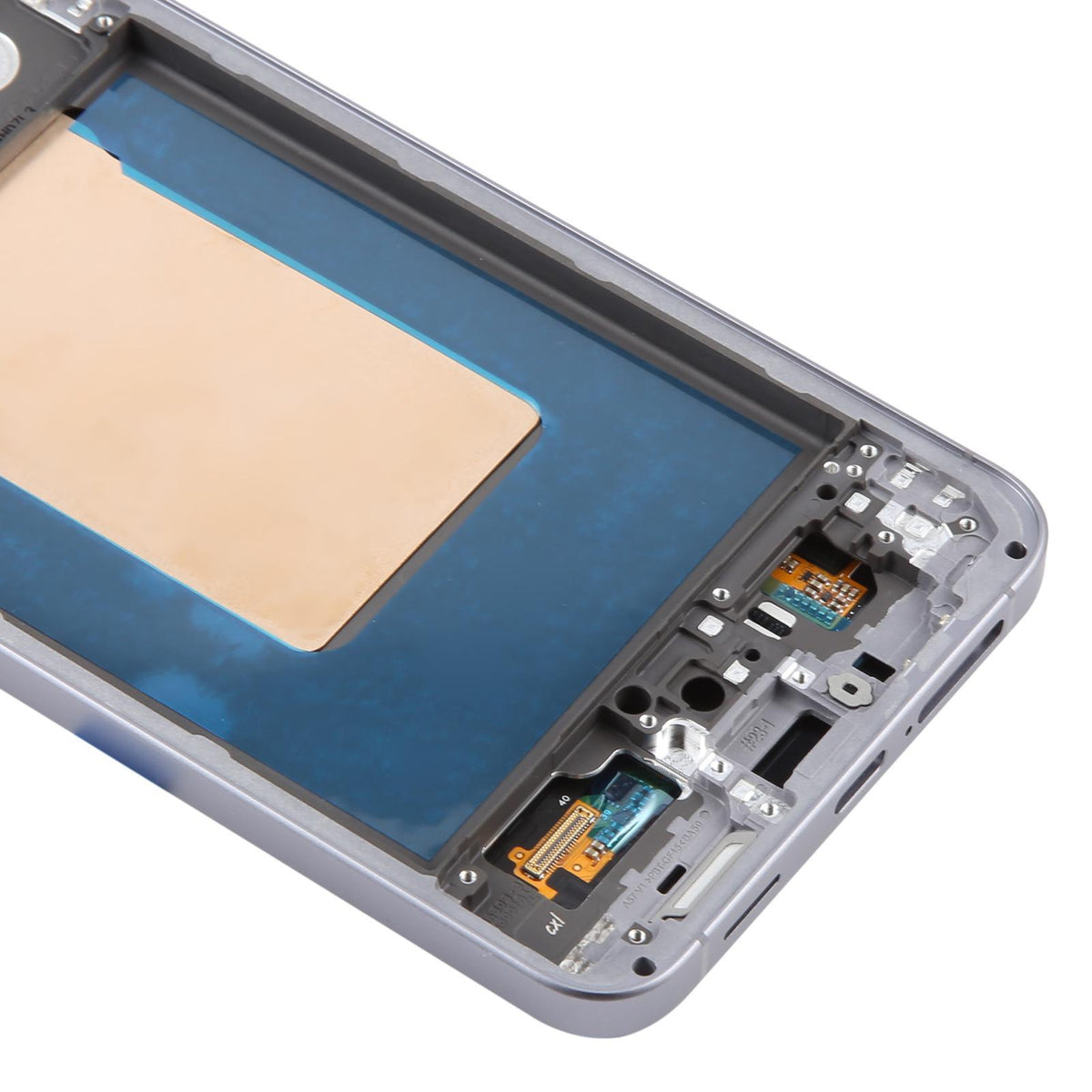 Display unit AMOLED voor Samsung Galaxy A57 SM-A576B (met frame, Grijs)