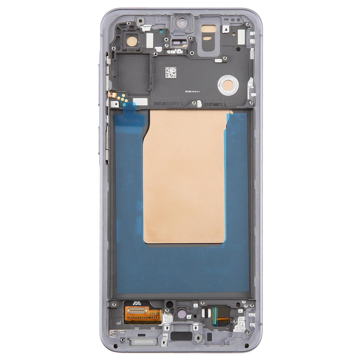 Display unit OLED voor Samsung Galaxy A57 (SM-A576B) met frame (grijs)