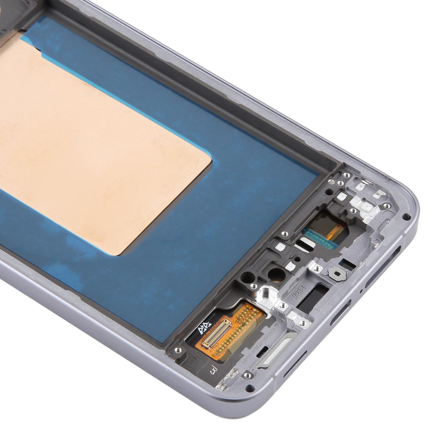Display unit OLED voor Samsung Galaxy A57 (SM-A576B) met frame (grijs)