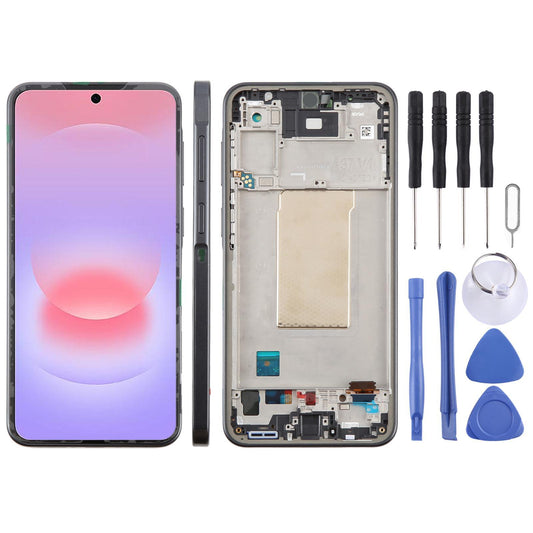 Display unit Super AMOLED voor Samsung Galaxy A37 SM-A376B (zwart)