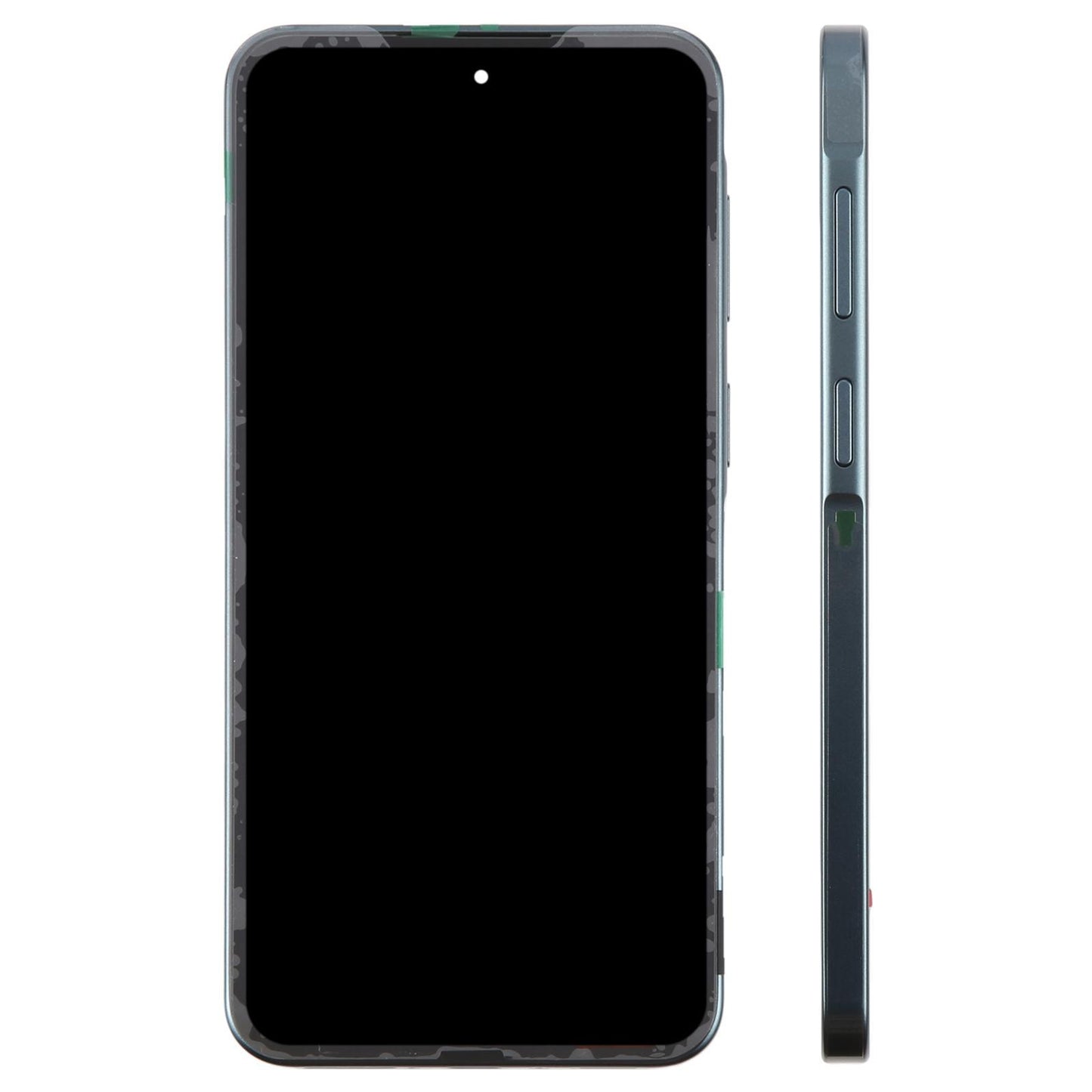 Display unit AMOLED voor Samsung Galaxy A37 SM-A376B (met frame, Groen)