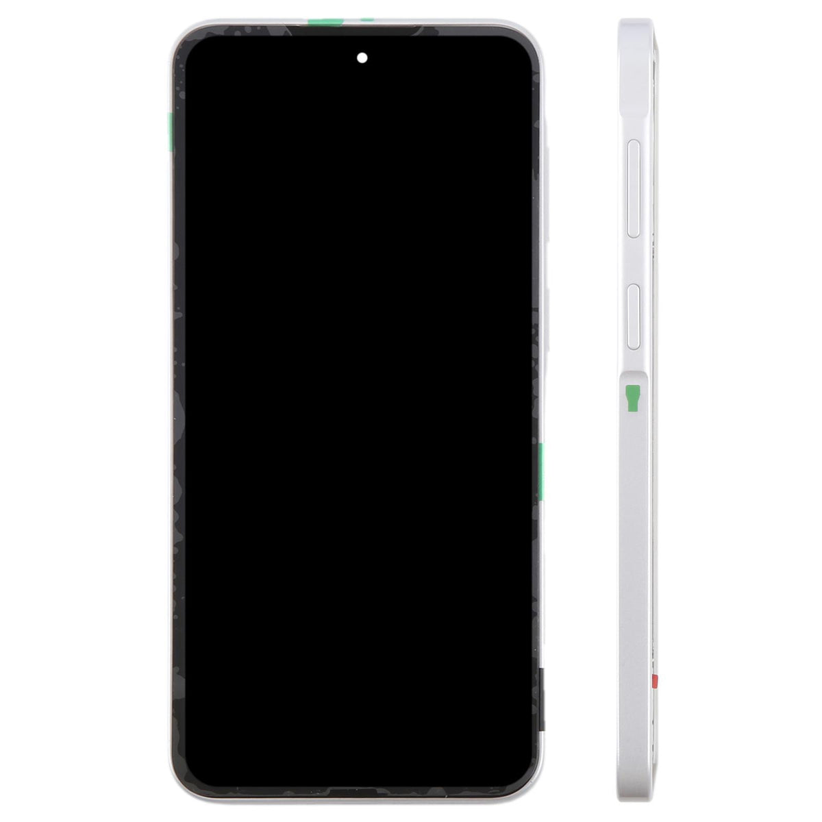 Display unit AMOLED voor Samsung Galaxy A37 SM-A376B (met frame, Zilver)