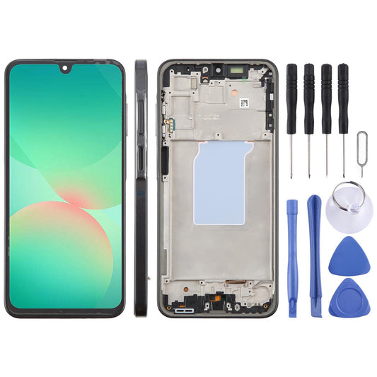 Display unit Super AMOLED voor Samsung Galaxy A26 SM-A266B (zwart)