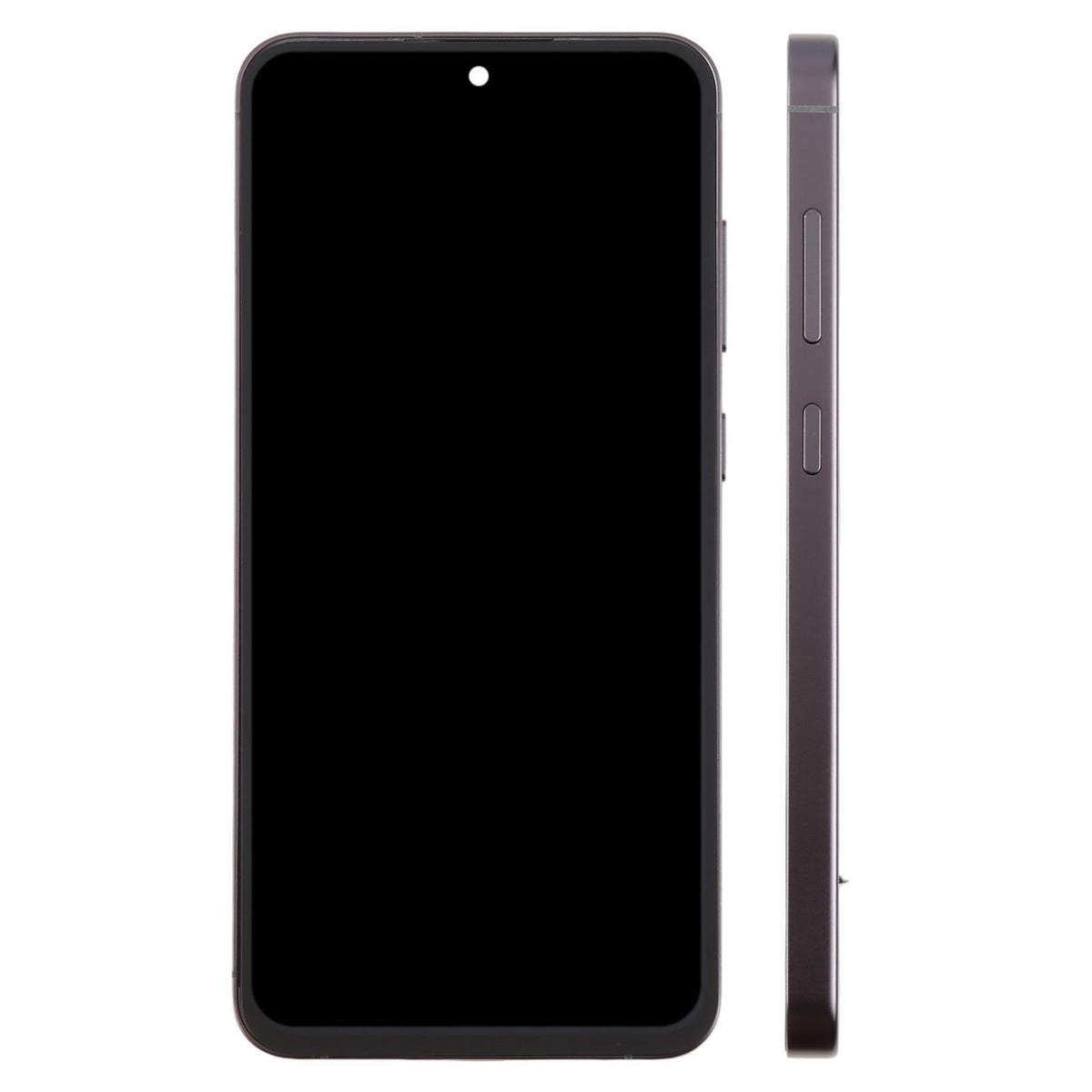 Display unit AMOLED voor Samsung Galaxy S24 FE (SM-S721B) met frame (zwart)