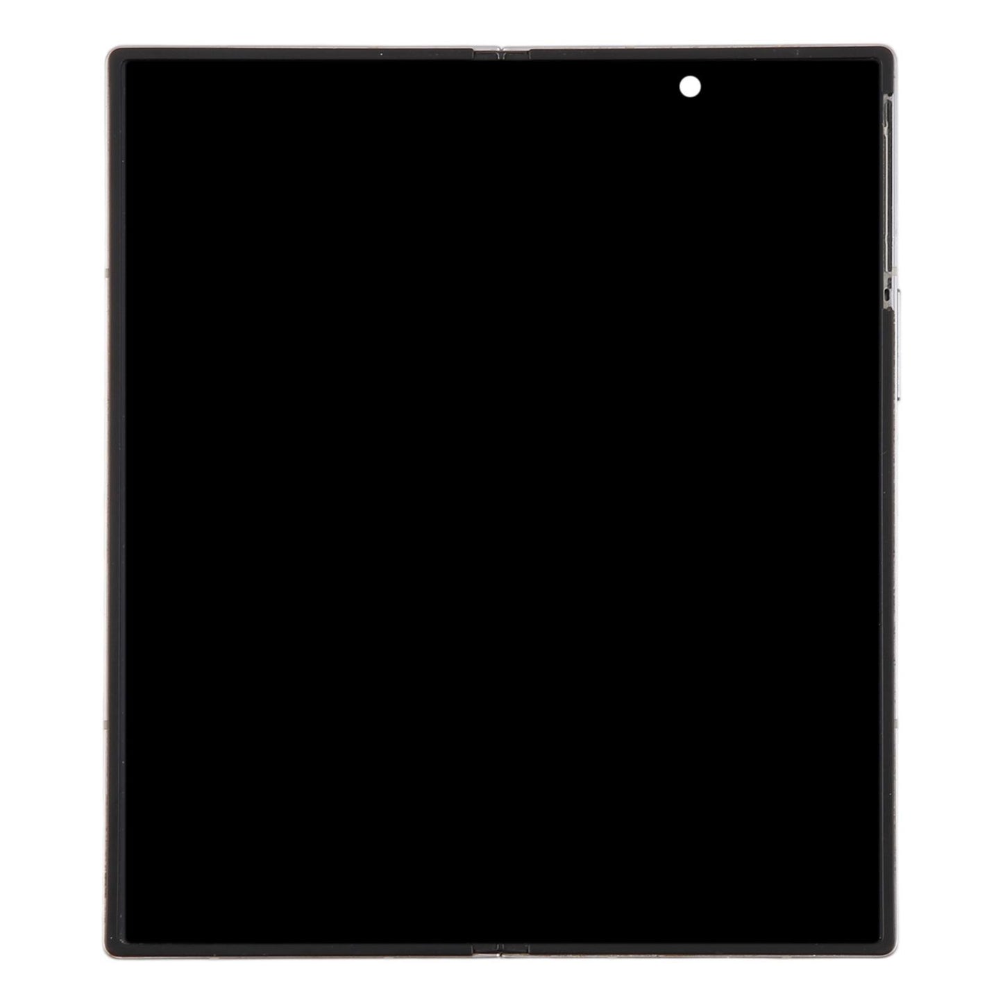 Display unit AMOLED (binnenscherm) voor Samsung Galaxy Z Fold6 (SM-F956B) met frame (zilver)
