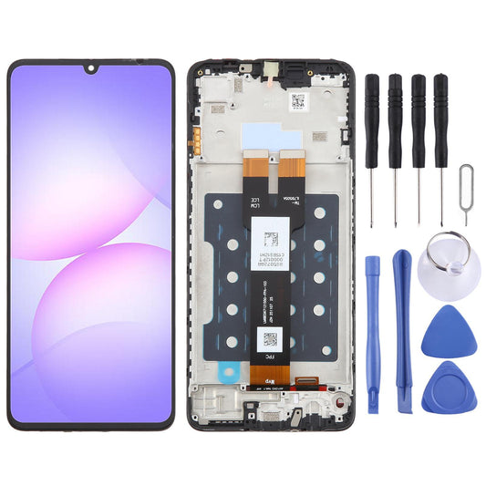 Display unit LCD voor Samsung Galaxy A07 5G (SM-A076B) met frame