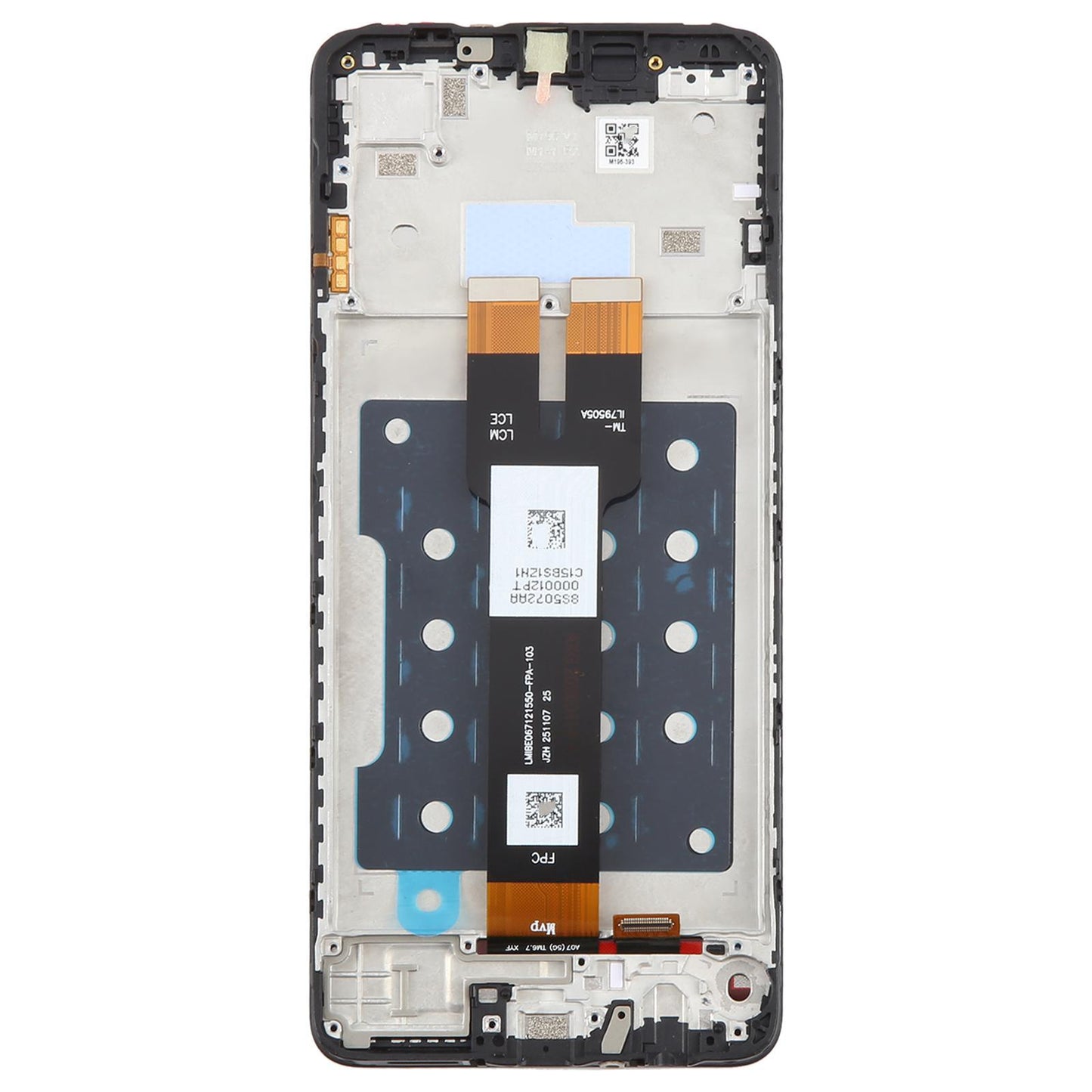 Display unit LCD voor Samsung Galaxy A07 5G (SM-A076B) met frame