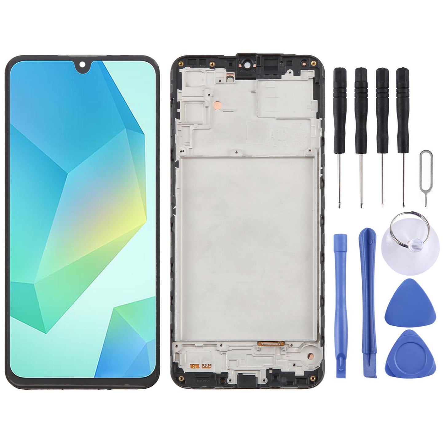 Display unit AMOLED voor Samsung Galaxy A16 4G SM-A165F (met frame)