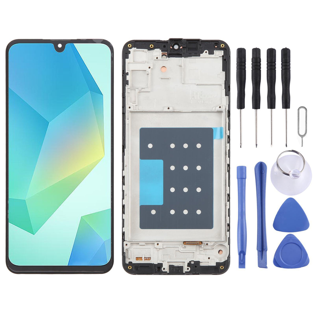 Display unit AMOLED voor Samsung Galaxy A16 5G SM-A166B EU-versie (met frame)