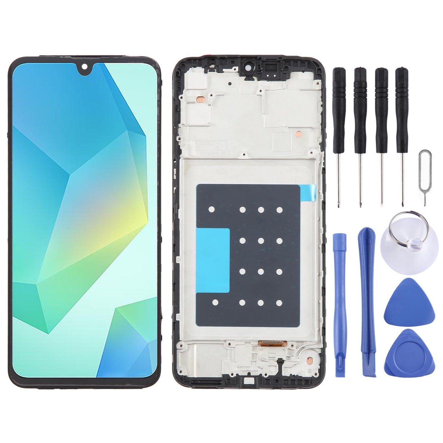Display unit AMOLED voor Samsung Galaxy A16 5G (SM-A166U, US-versie) met frame