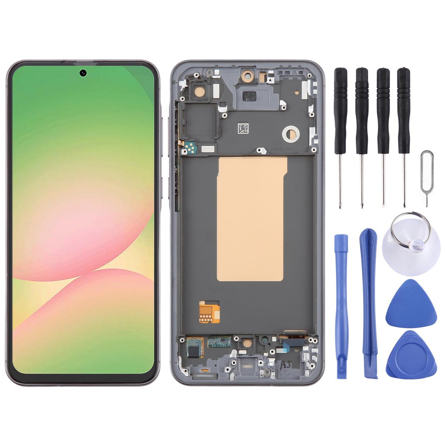 Display unit TFT voor Samsung Galaxy A56 SM-A566B (zwart)