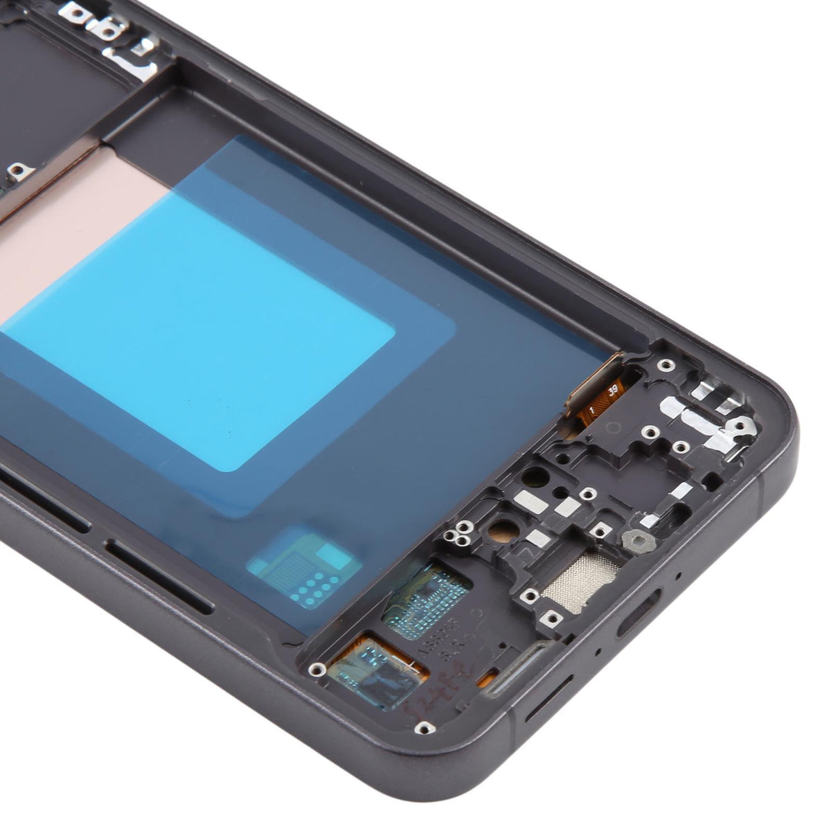 Display unit TFT met frame voor Samsung Galaxy S24 FE SM-S721B (Zwart)
