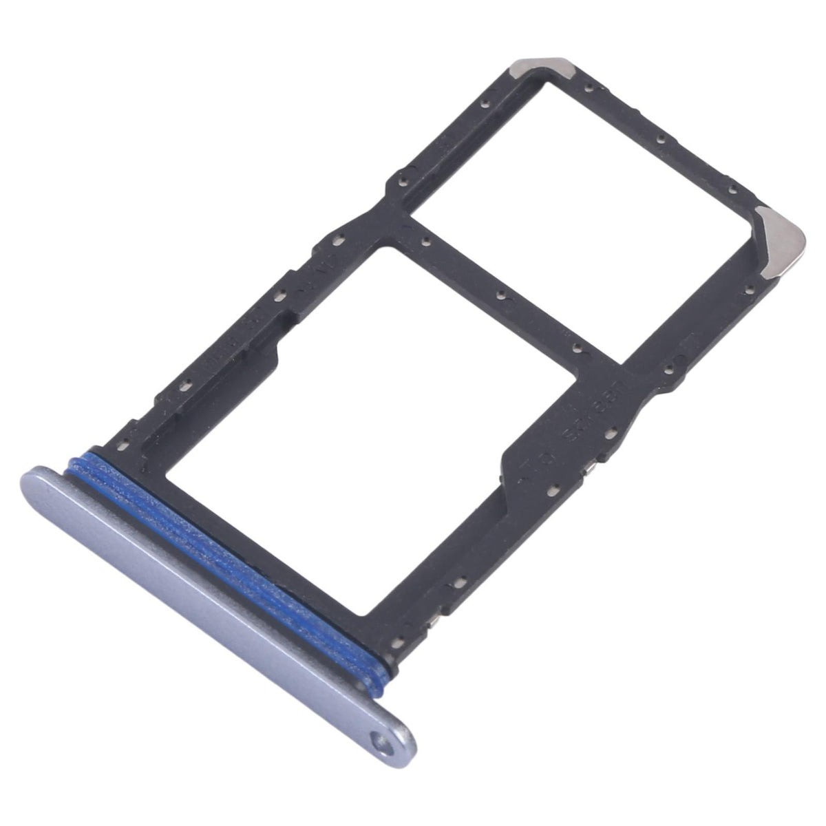 Simkaarthouder voor dual sim en microSD voor Samsung Galaxy A07 5G SM-A076B (lichtblauw)