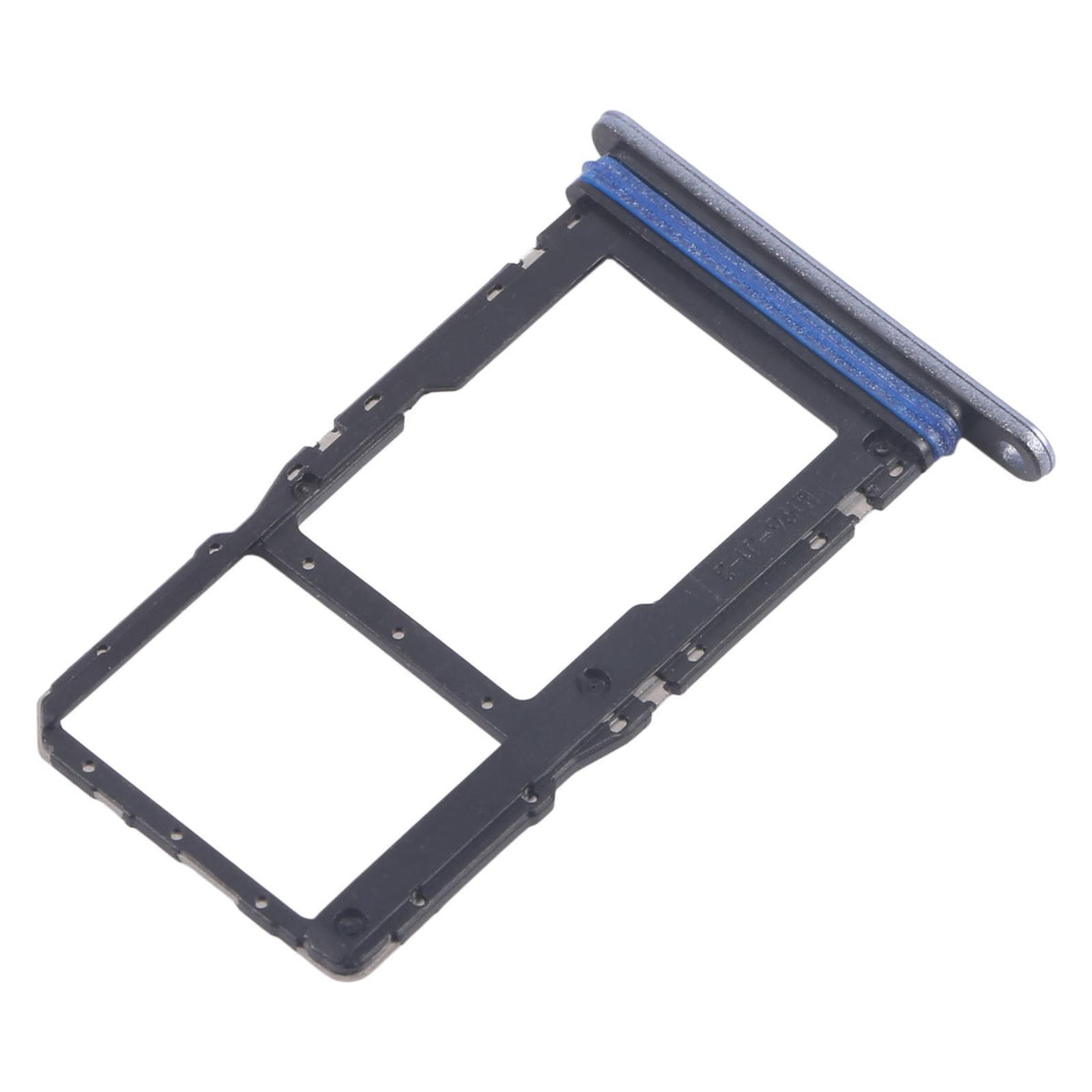Simkaarthouder voor dual sim en microSD voor Samsung Galaxy A07 5G SM-A076B (lichtblauw)