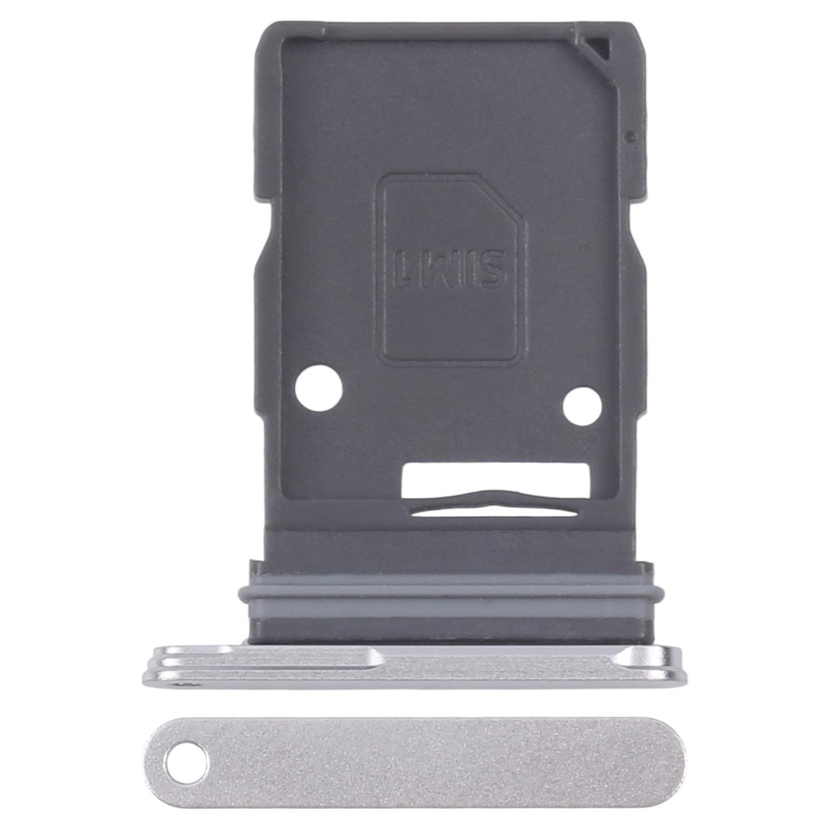 Simkaarthouder voor Samsung Galaxy S25 Edge SM-S937U (zilver)