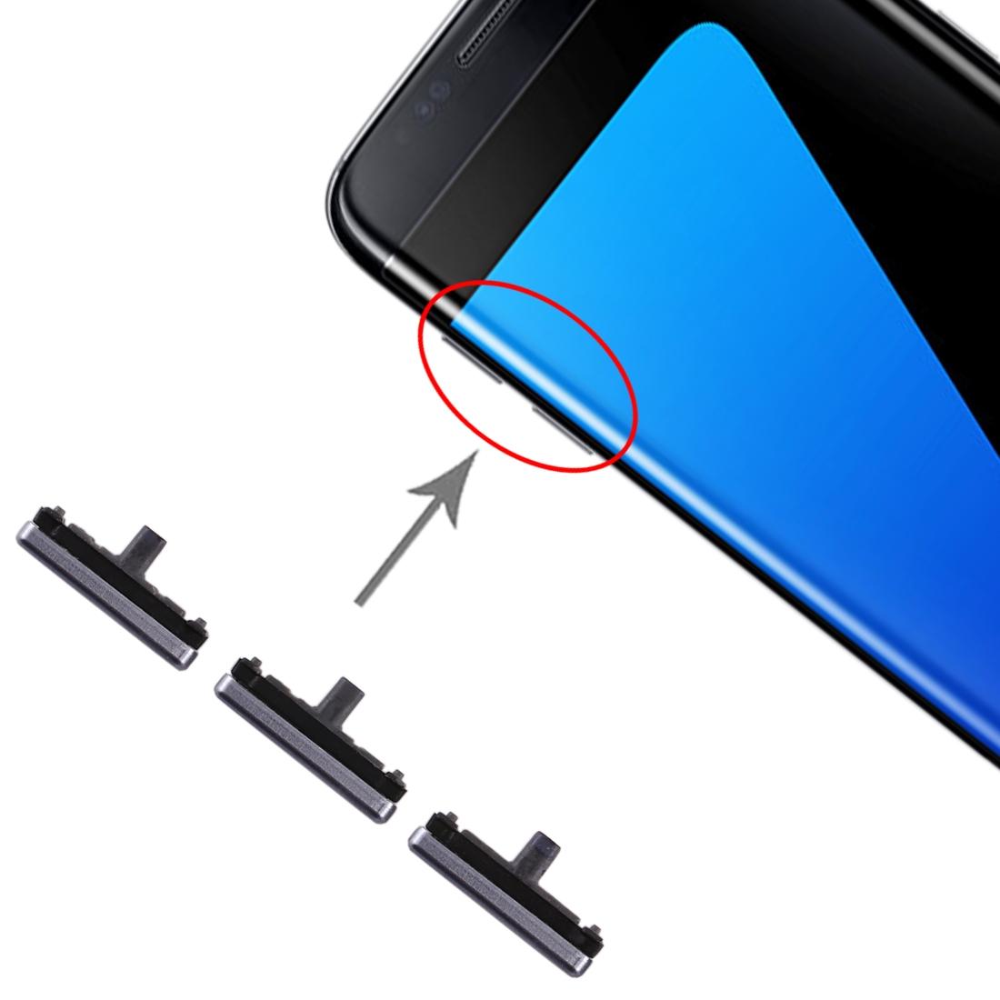 Zijknoppenset 10 stuks voor Samsung Galaxy S7 Edge (blauw)