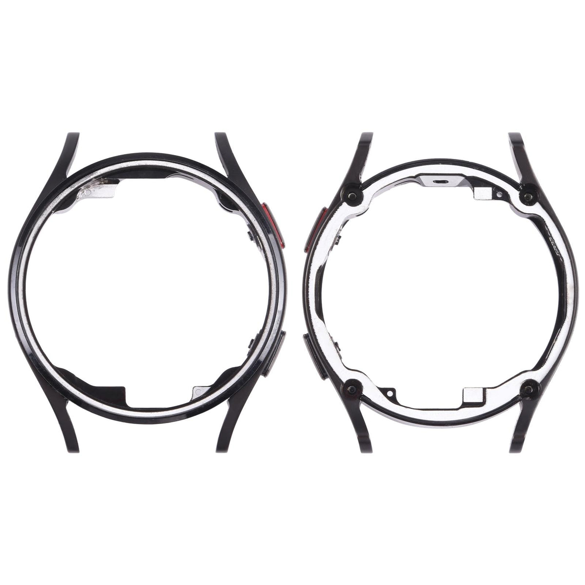 Middenframe met bezel voor Samsung Galaxy Watch4 40mm SM-R860 / SM-R865 (zwart)