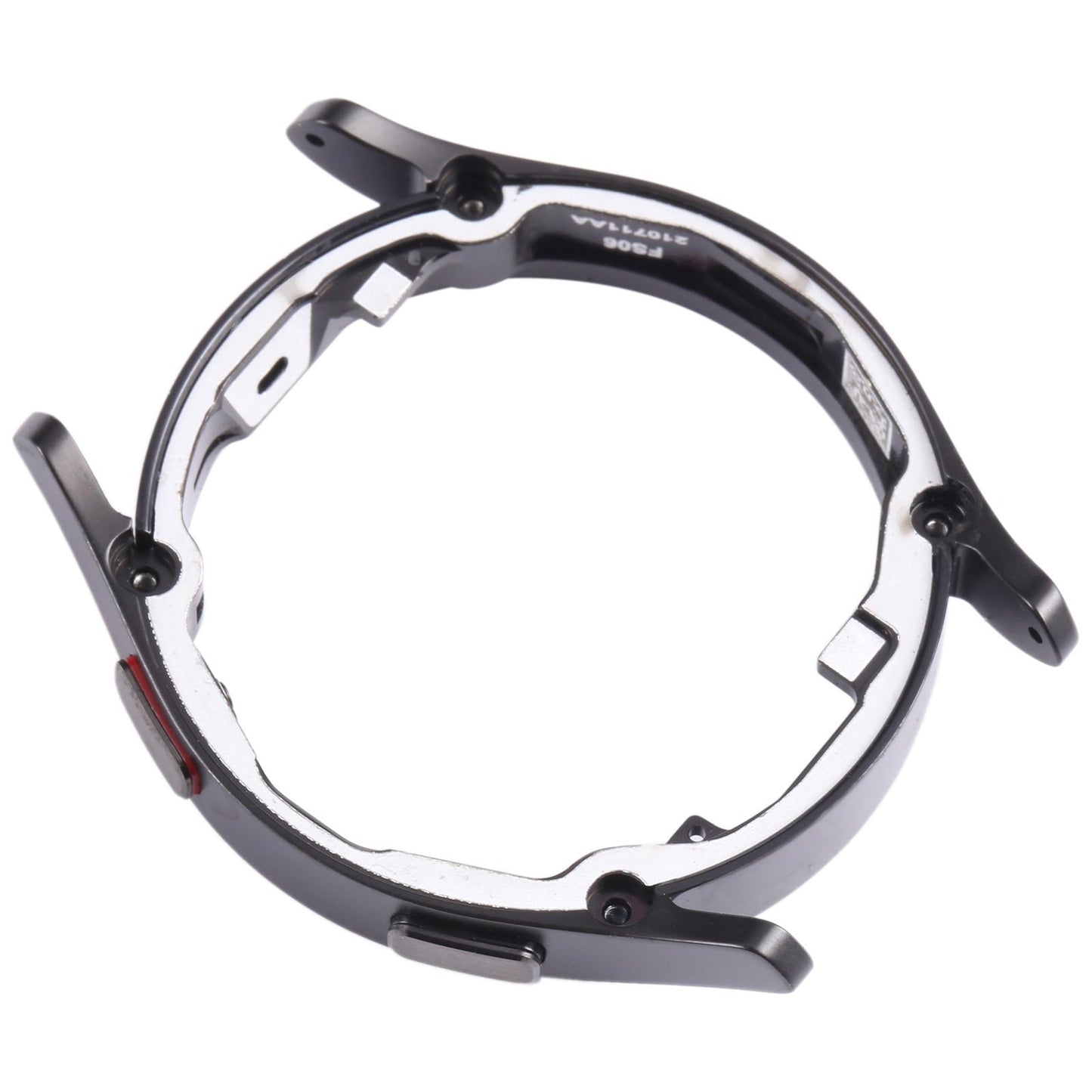 Middenframe met bezel voor Samsung Galaxy Watch4 40mm SM-R860 / SM-R865 (zwart)