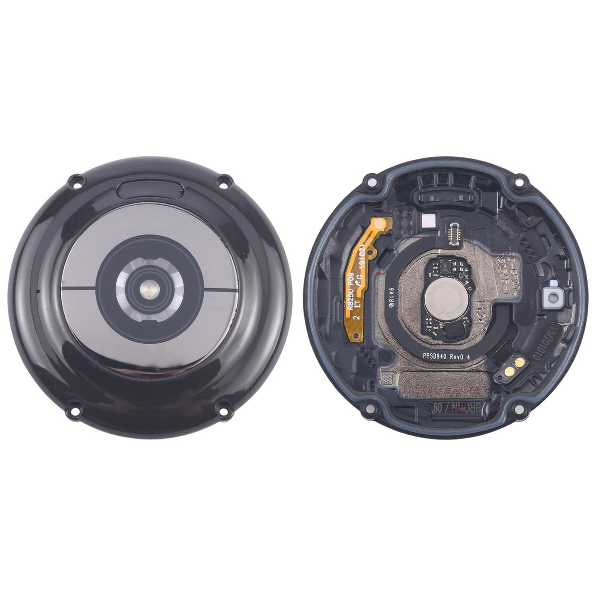 Achterklep compleet met hartslagsensor voor Samsung Galaxy Watch Active2 44mm SM-R820/R825 (Bruin)