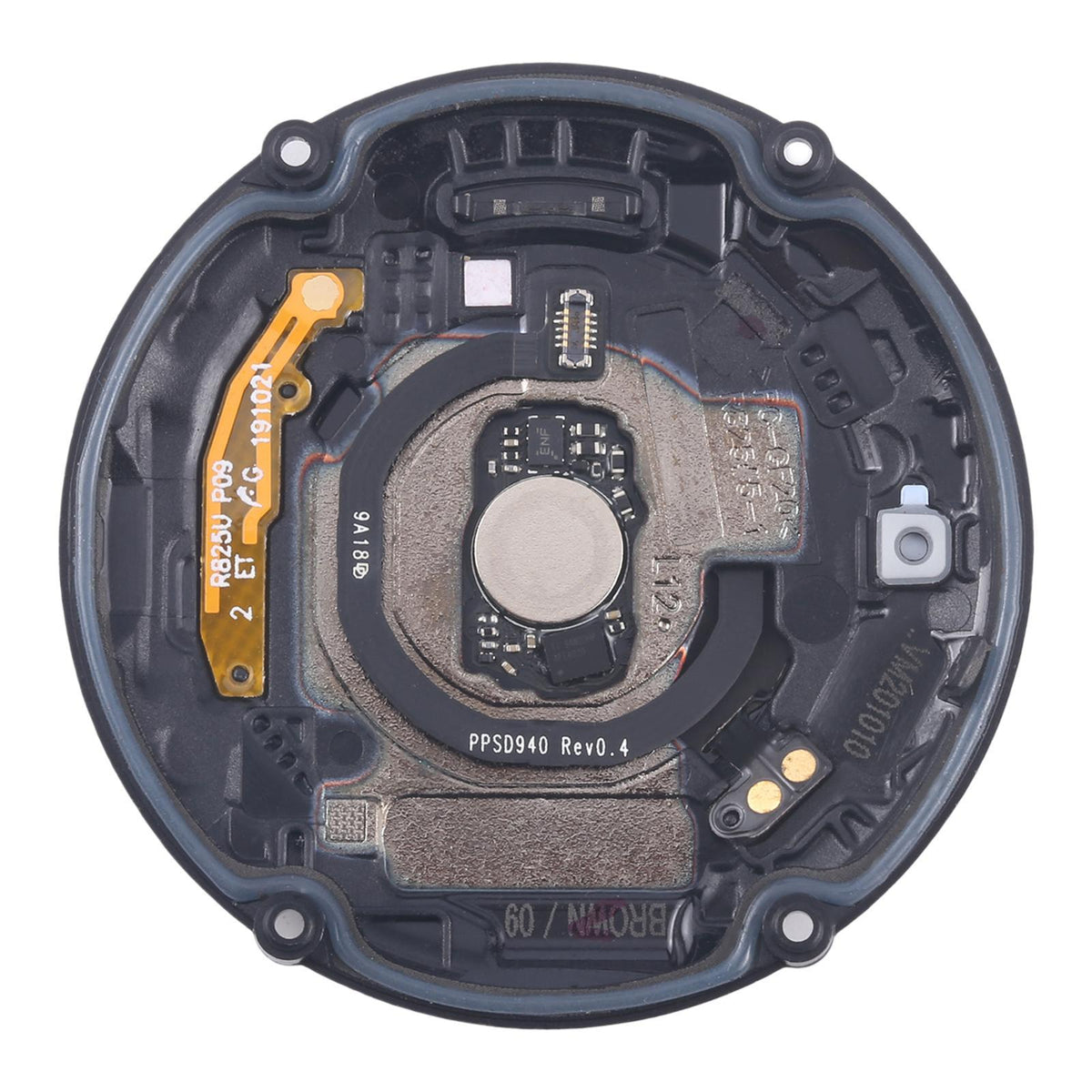 Achterklep compleet met hartslagsensor voor Samsung Galaxy Watch Active2 44mm SM-R820/R825 (Bruin)
