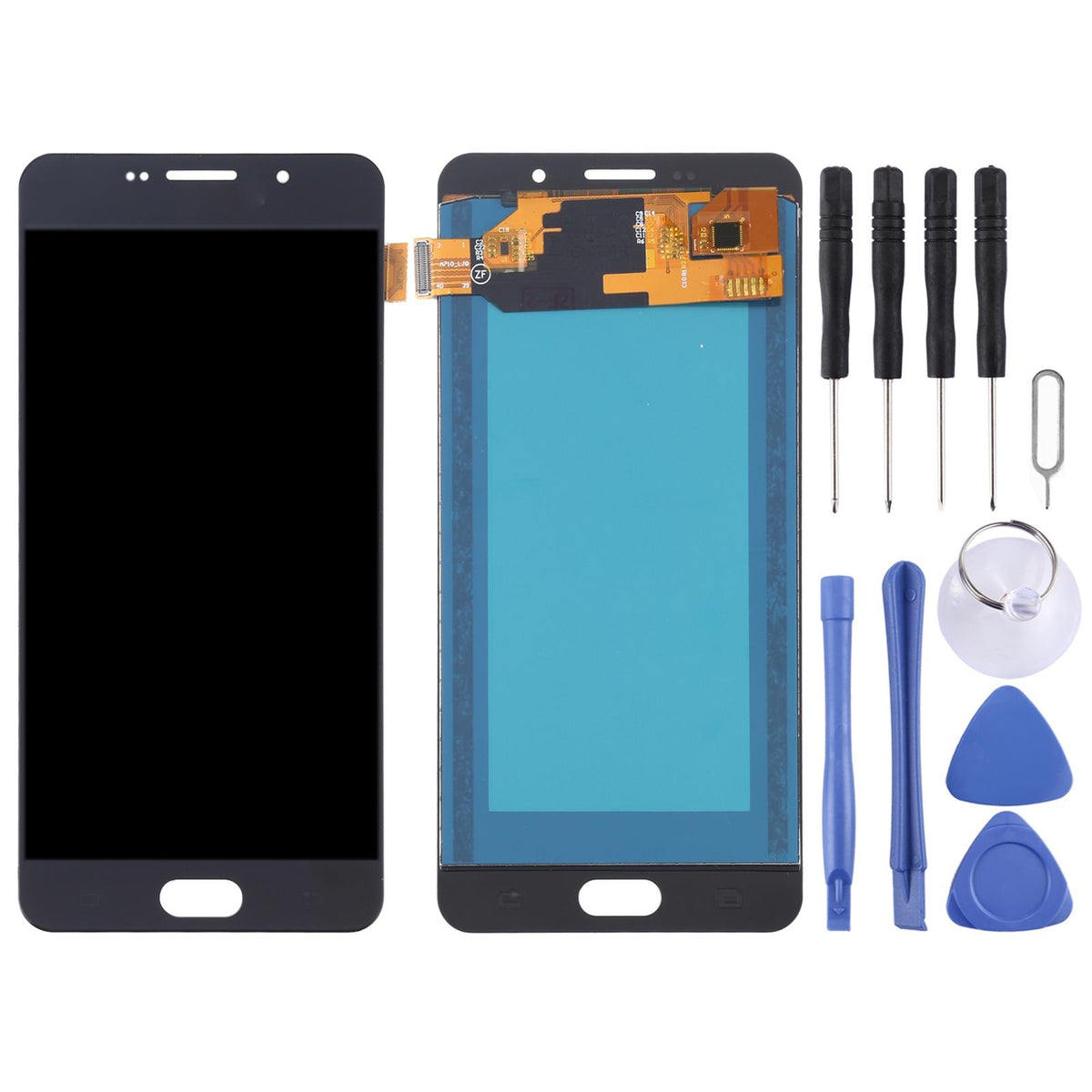 Display unit TFT voor Samsung Galaxy A7 (2016) A710 (zwart)