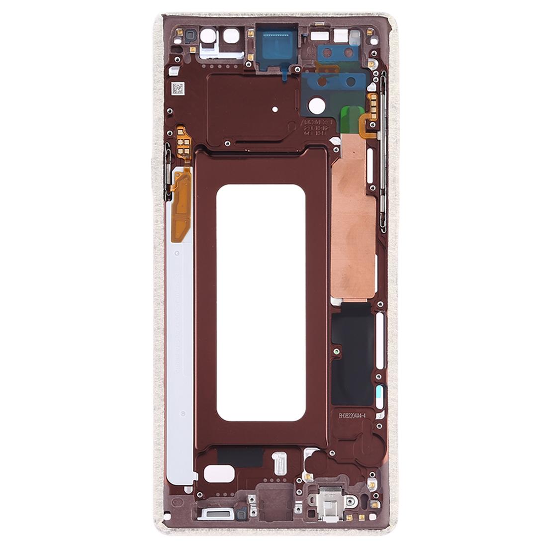 Middenframe met zijknoppen voor Samsung Galaxy Note9 SM-N960F/DS, SM-N960U, SM-N9600/DS (goud)