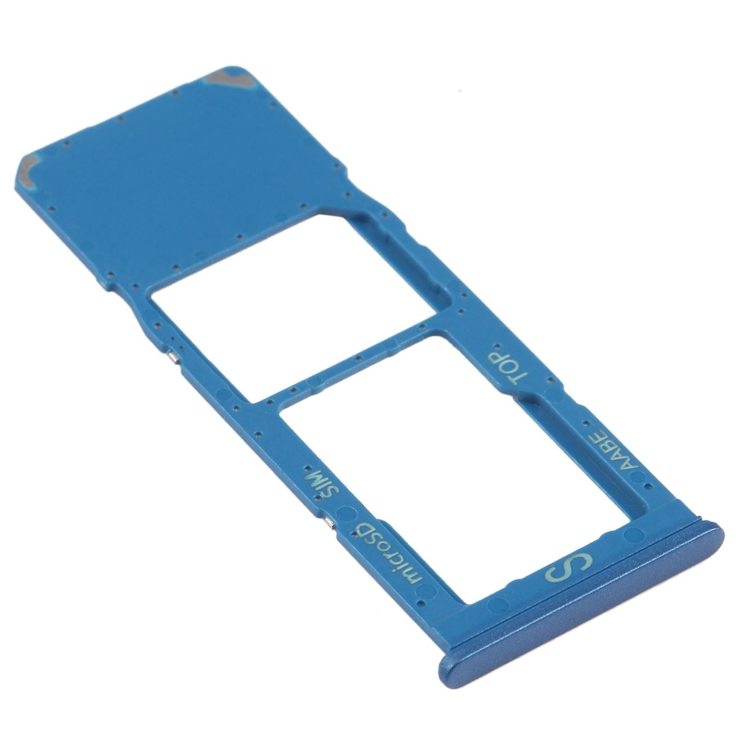 Simkaarthouder met micro SD-kaarthouder voor Samsung Galaxy A12 SM-A125 (blauw)