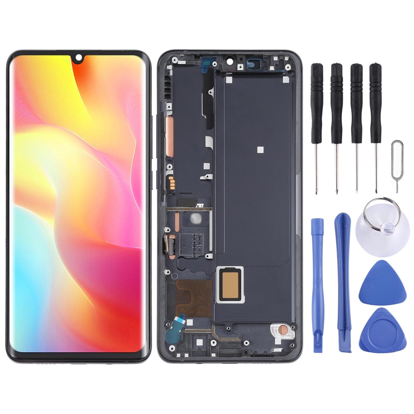 Display unit AMOLED voor Xiaomi Mi Note 10 Lite - zwart