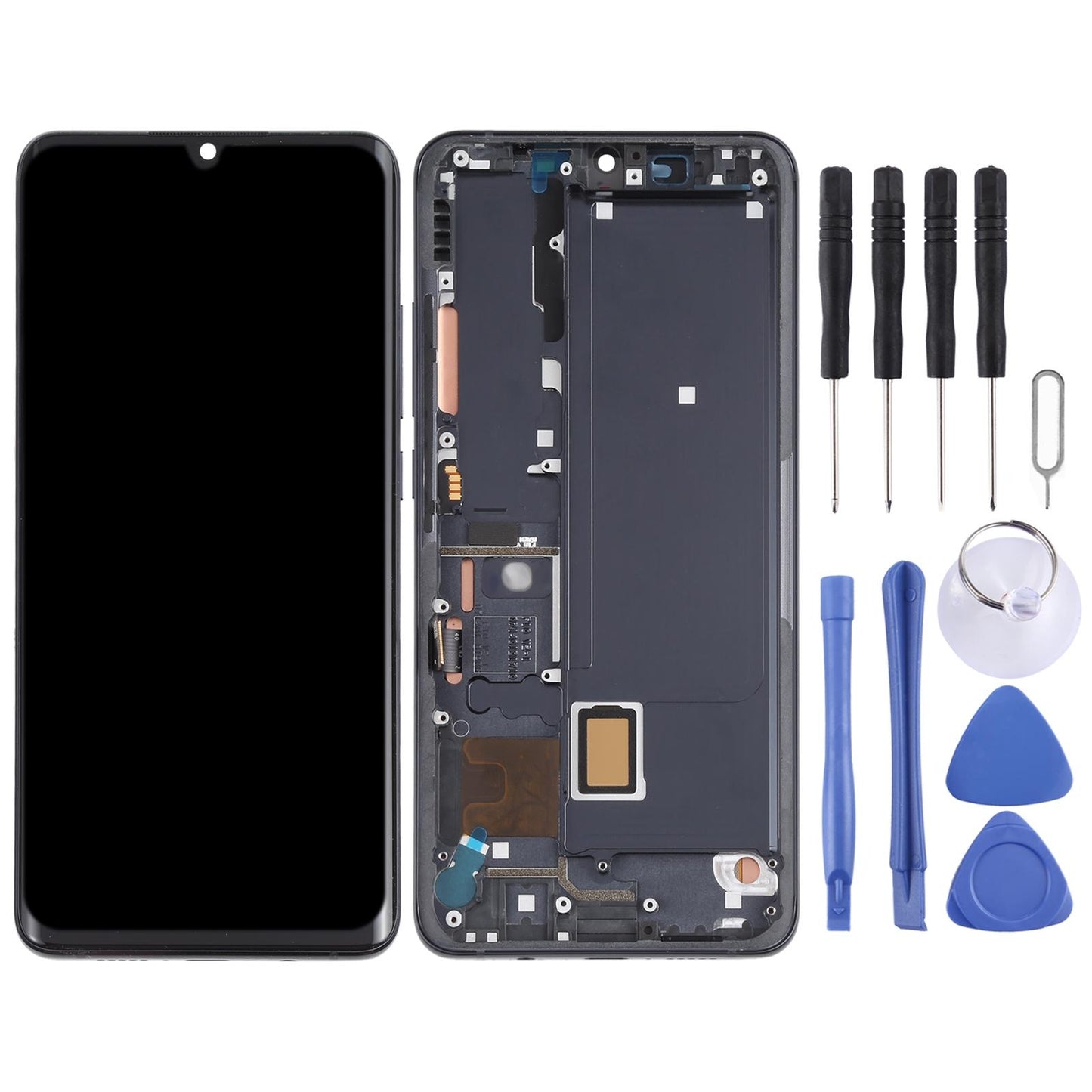 Display unit AMOLED voor Xiaomi Mi Note 10 Lite - zwart