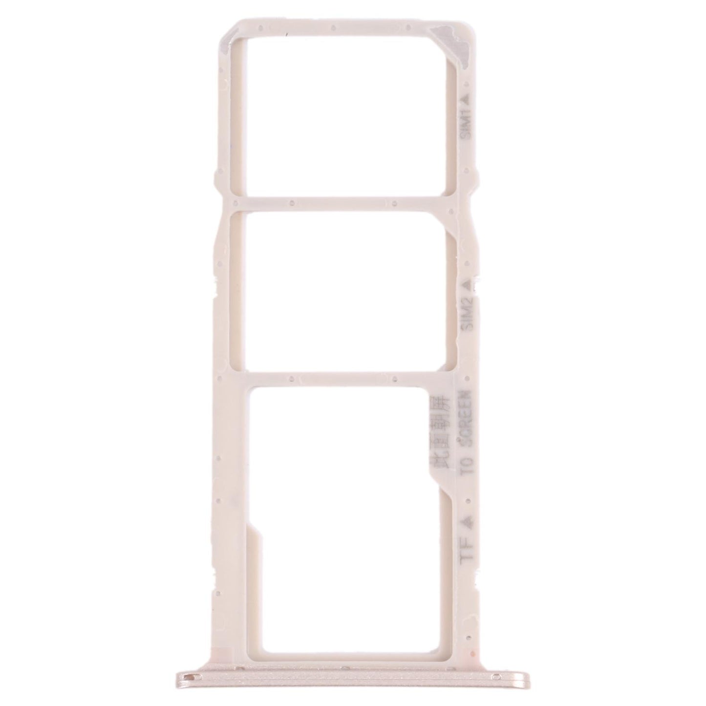 SIM- en microSD-kaarthouder voor Huawei Y5 lite (2018) (Zilver)