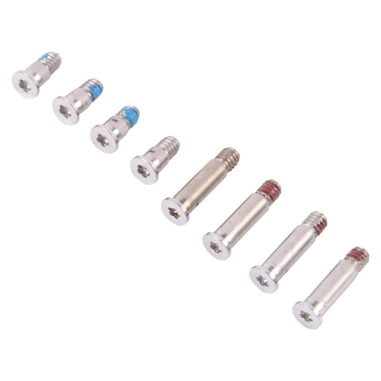 Schroevenset onderklep voor MacBook Pro 14 inch A2442/A2779 en 16 inch A2485/A2780 (Zilver)