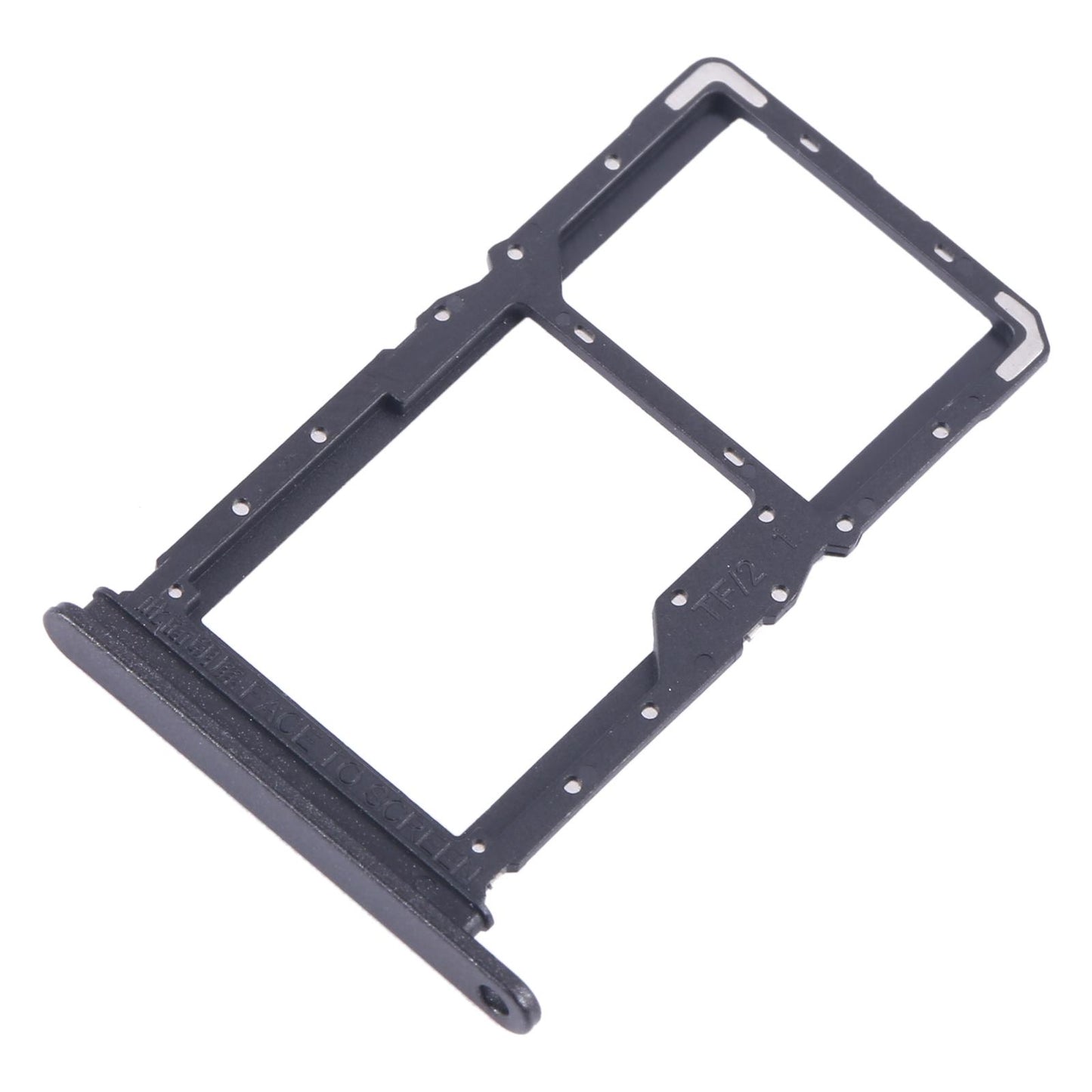 Simkaarthouder (SIM + microSD) voor Xiaomi Redmi Note 13 5G (zwart)
