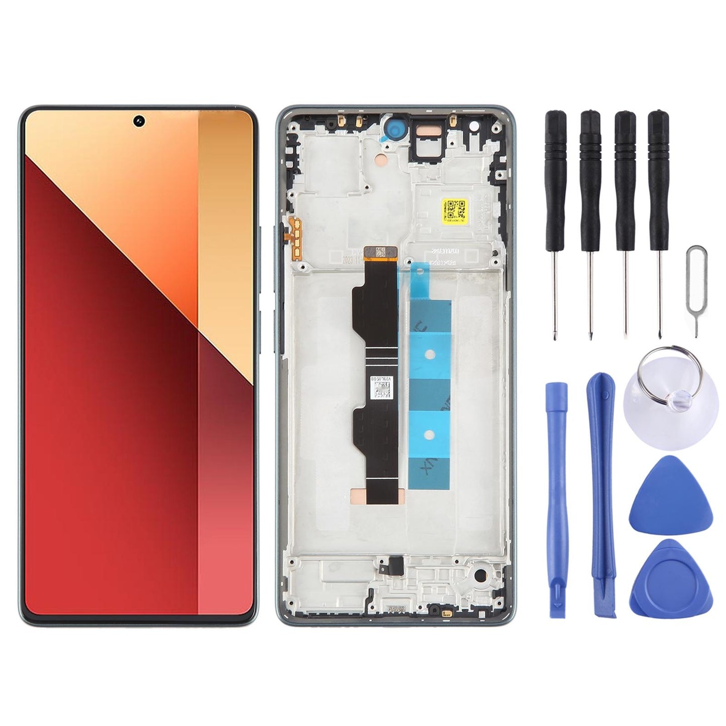 Display unit AMOLED voor Xiaomi Redmi Note 13 Pro 4G - blauw
