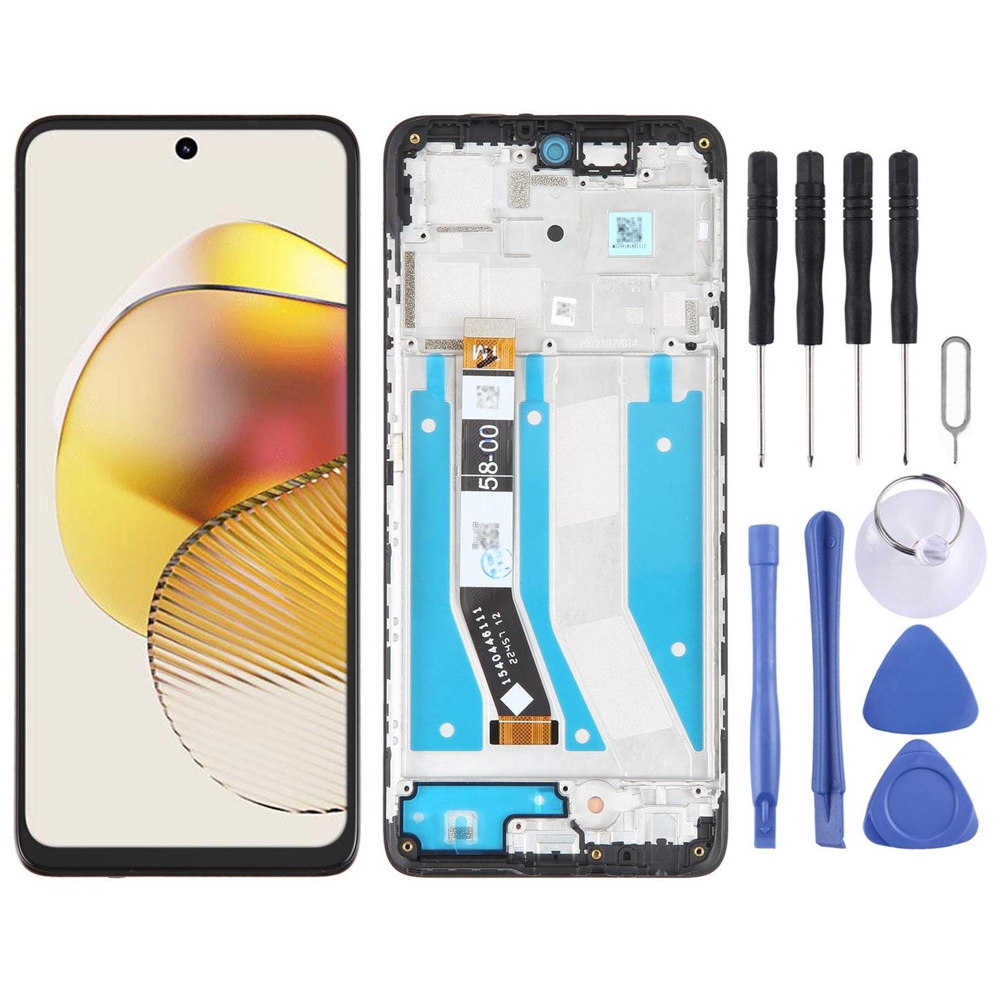Display unit LCD voor Motorola Moto G73