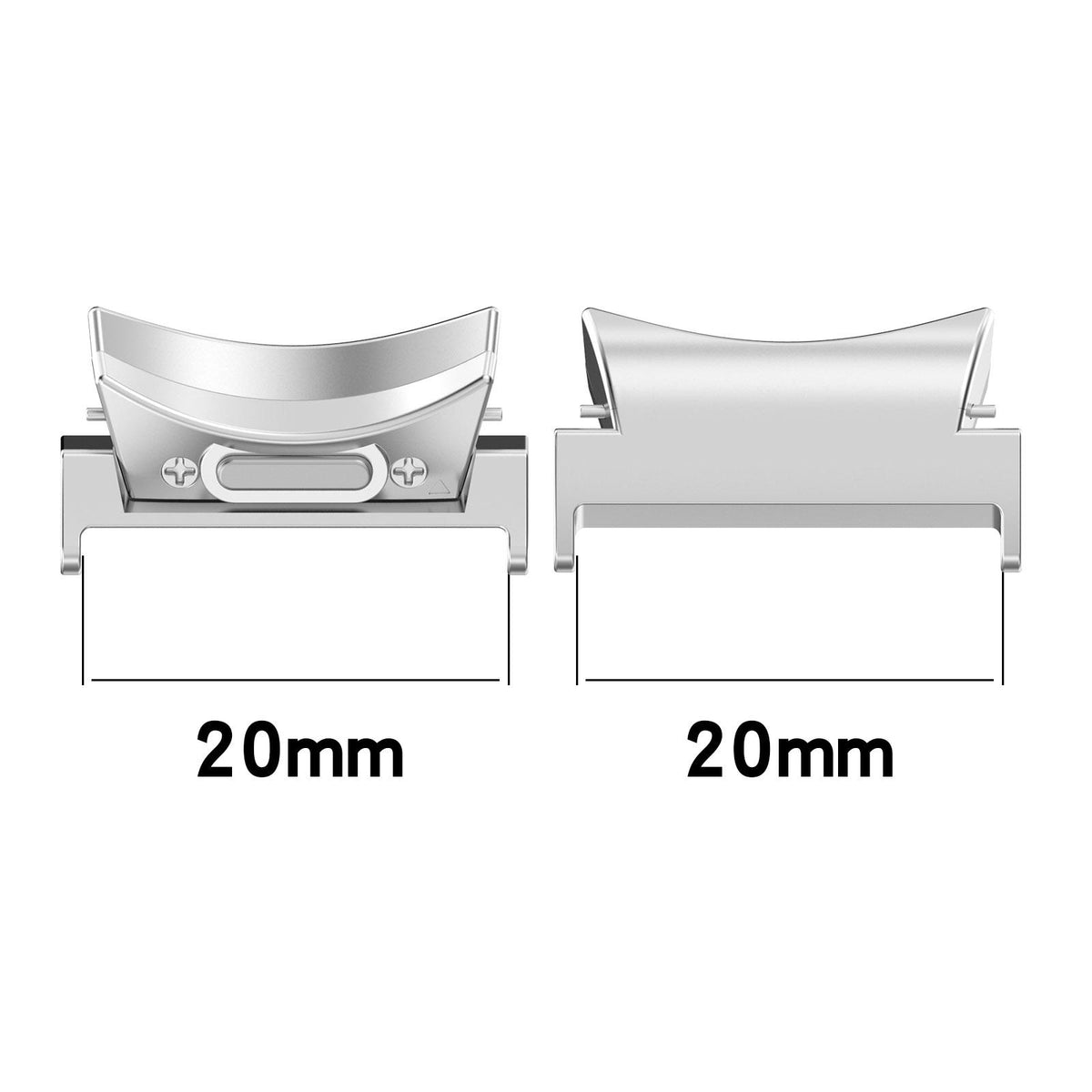 Horlogeband-connector voor Samsung Galaxy Watch6 / Watch6 Classic 20mm (zilver)