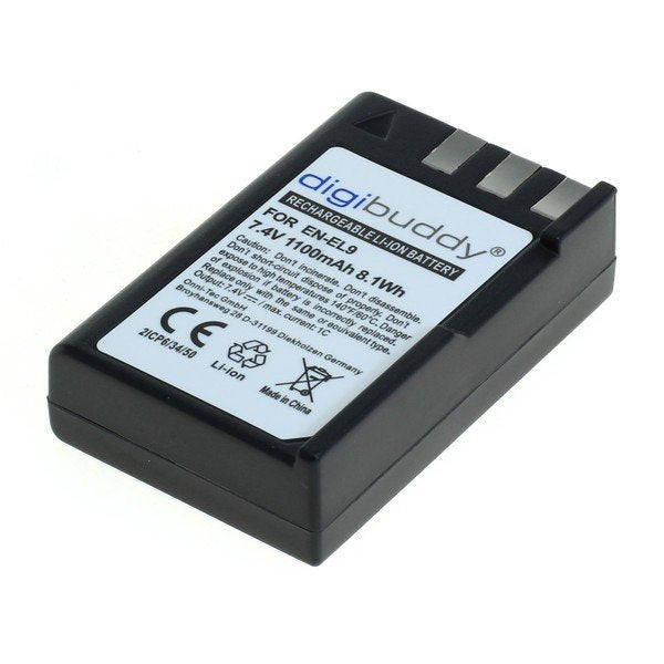 Accu Nikon EN-EL9 Li-ion 1000 mAh